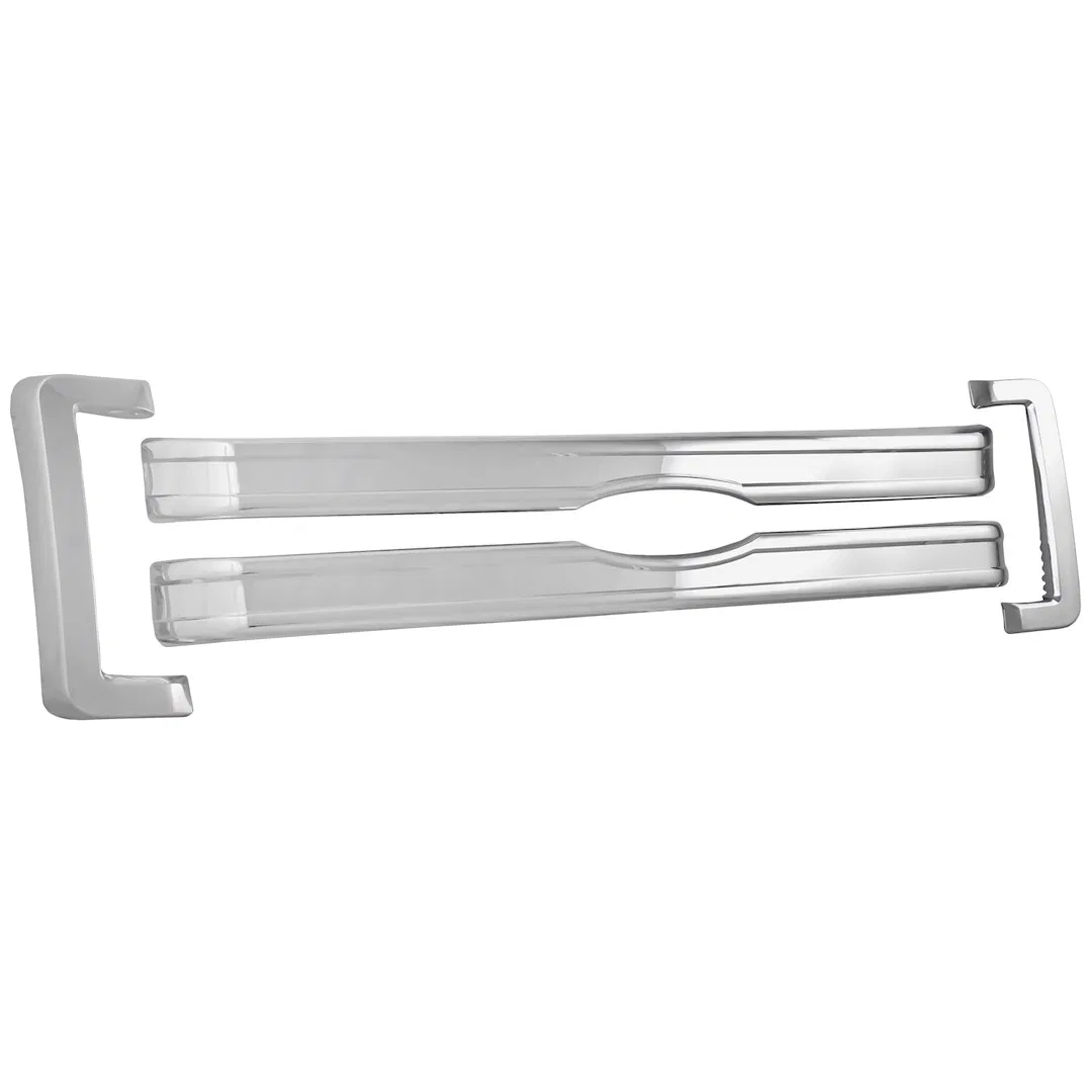 IWCGI113 – COAST2COAST Grille Insert, Overlay Bar Style 4 Piece With Emblem Cutout Chrome Plated ABS - view 2
